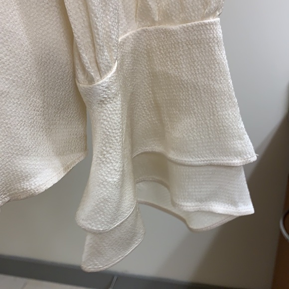 Ivory cream peasant top - Picture 4 of 5